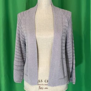 NWOT Lucky Brand Open-Front Cable Knit Cardigan